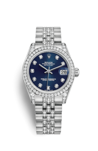 Datejust 31 White Gold Diamond / Jubilee Diamond / Blue Diamond