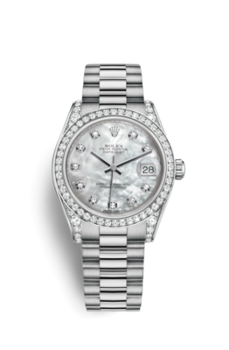 Datejust 31 White Gold Diamond / President / MOP
