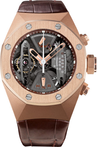 Royal Oak Concept Tourbillon Chronograph 44mm Openworked Rose Gold Leather