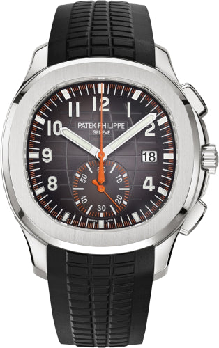 Aquanaut 42.2mm Chronograph Stainless Steel Black Dial