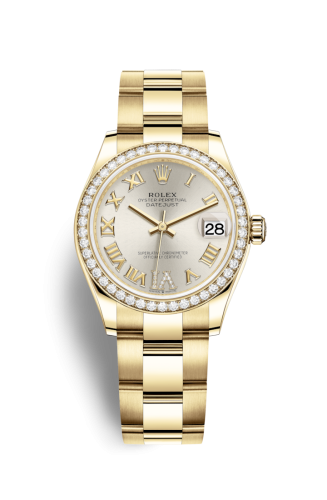 Datejust 31 Yellow Gold / Diamond / Silver – Roman / Oyster