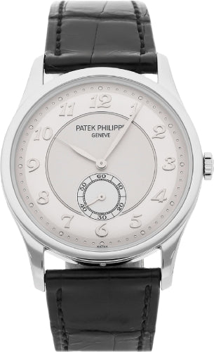 Calatrava Small Seconds Platinum Silver Dial