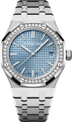Royal Oak 37mm Selfwinding “50th Anniversary” Stainless Steel Diamond Bezel Light…