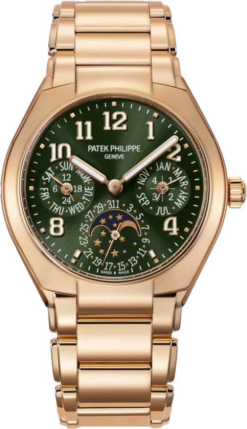 Twenty-4 Rose Gold Sunburst Olive Green Dial 36mm