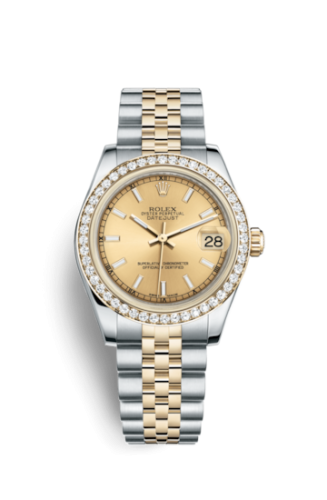 Datejust 31 Rolesor Yellow Diamond / Jubilee / Champagne
