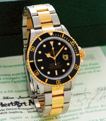 Submariner Date 16613 Black Tritium