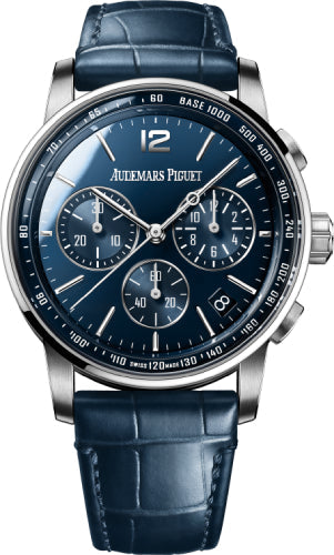 Code 11.59 Chronograph 41mm White Gold Blue Dial