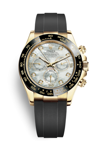 Cosmograph Daytona Yellow Gold / Cerachrom / MOP-Diamond / Oysterflex