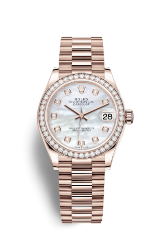 Datejust 31 Rose Gold / Diamond / MOP / President