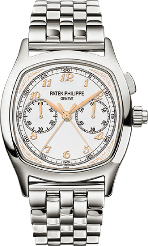 Grand Complications Perpetual Calendar Day Month Moon Phase 37 x 44.6mm Silver…
