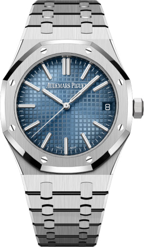 Royal Oak 41mm White Gold Smoked Blue Dial