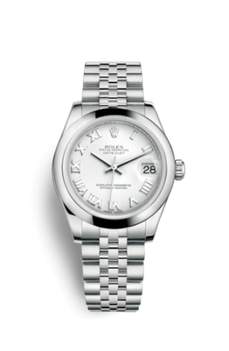 Datejust 31 Stainless Steel Domed / Jubilee / White Roman
