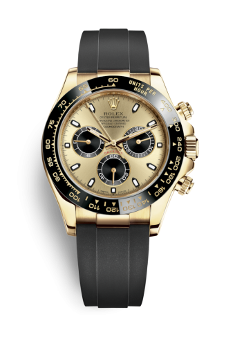Cosmograph Daytona Yellow Gold / Cerachrom / Champagne / Oysterflex