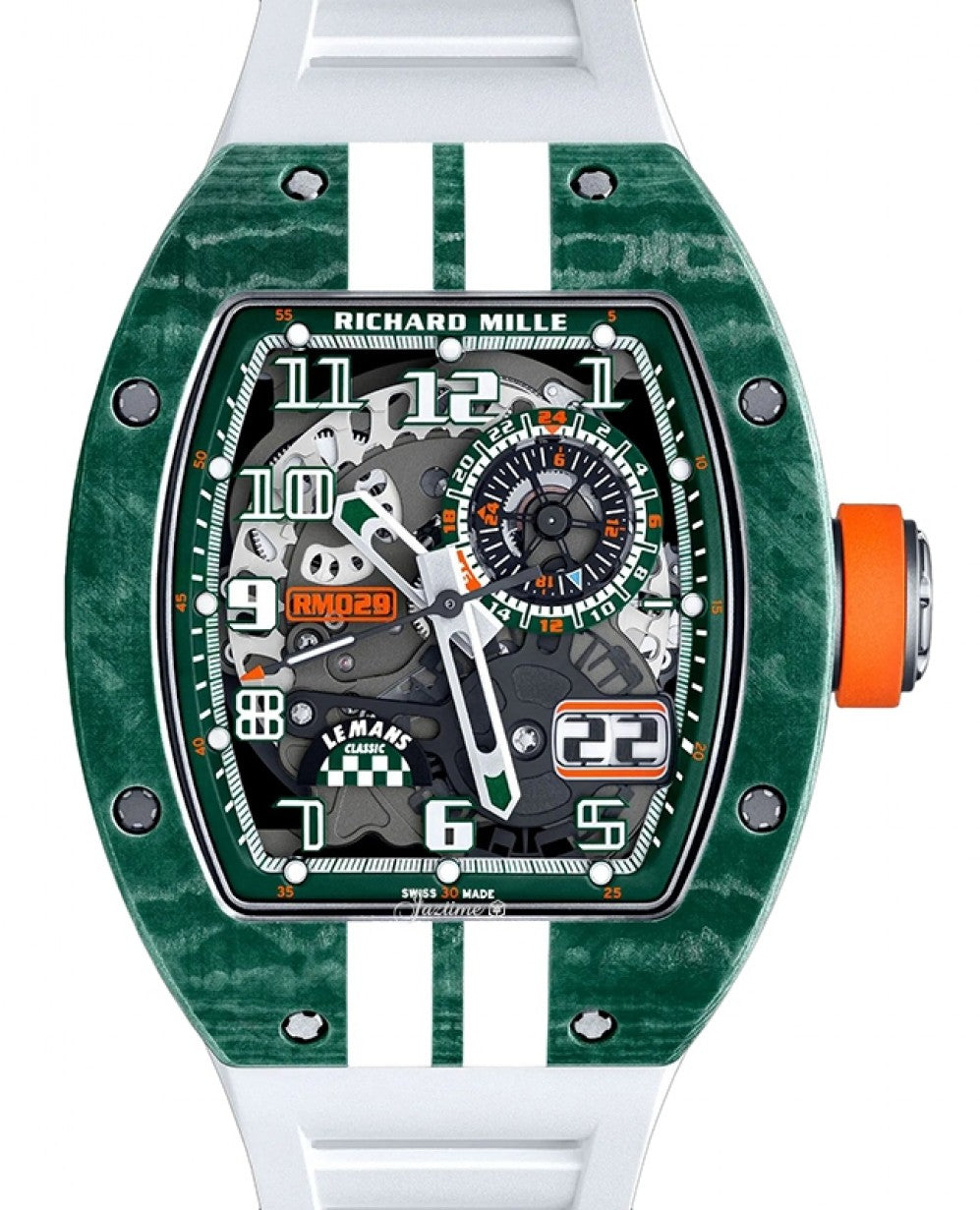 Automatic Winding Le Mans Classic Green/White Quartz TPT RM 029 BRAND NEW