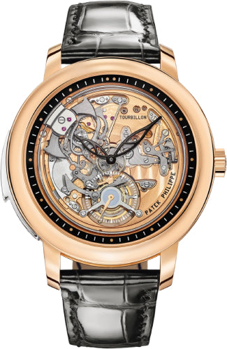 Grand Complications Minute Repeater Tourbillion Rose Gold Skeleton Dial