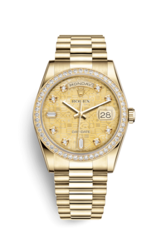Day-Date 36 Yellow Gold Diamonds / President / Champagne MOP Computer