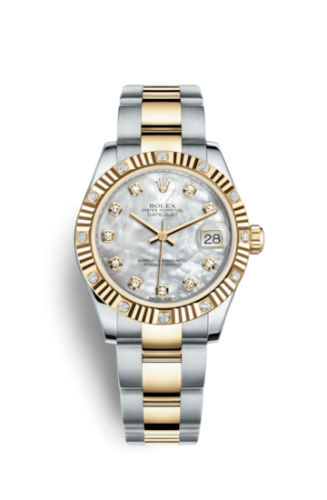 Datejust 31 Rolesor Yellow Fluted Diamond / Oyster / MOP