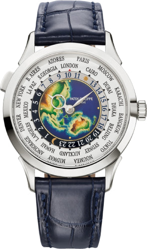 Complications World Time Rare Handcrafts White Gold Grand Feu Cloisonns Dial