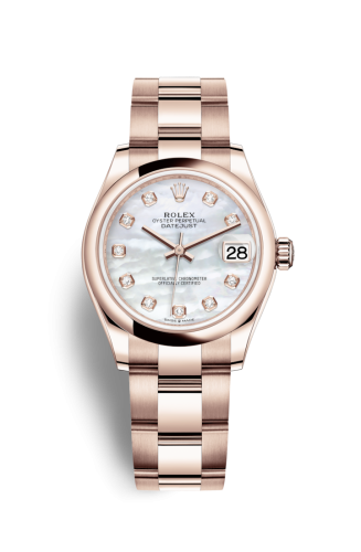 Datejust 31 Rose Gold / Domed / MOP / Oyster