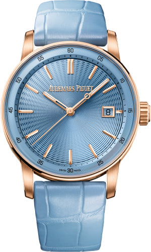 Code 11.59 Selfwinding Pink Rose Gold Light Blue Dial 38mm