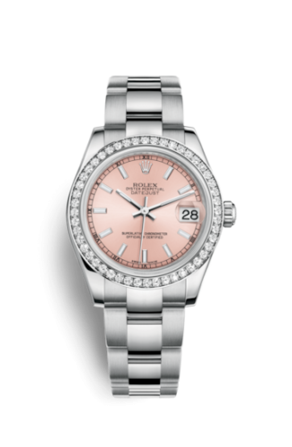 Datejust 31 Stainless Steel Diamond / Oyster / Pink
