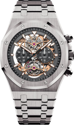 Royal Oak 44mm Tourbillon Chronograph Openworked Titanium