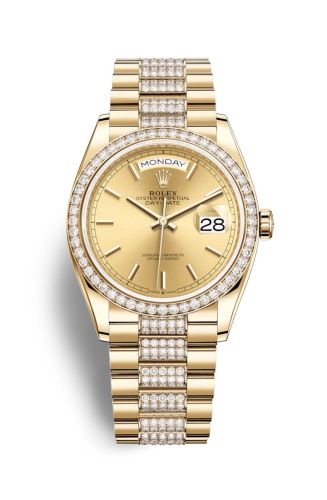 Day-Date 36 Yellow Gold / Diamond / Champagne / President-Diamond