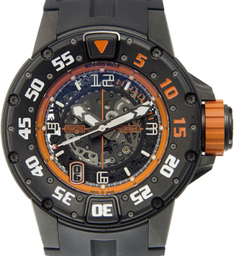 Titanium Transparent Skull Orange Automatic 47mm
