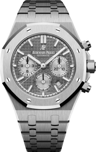Royal Oak Chronograph Stainless Steel 38mm Ruthenium Dial