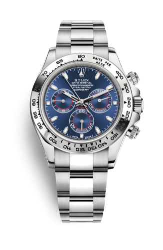 Cosmograph Daytona White Gold / Blue