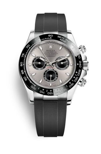 Cosmograph Daytona White Gold / Cerachrom / Silver / Oysterflex