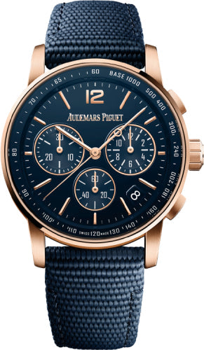 Code 11.59 Chronograph 41mm Rose Gold Blue Dial