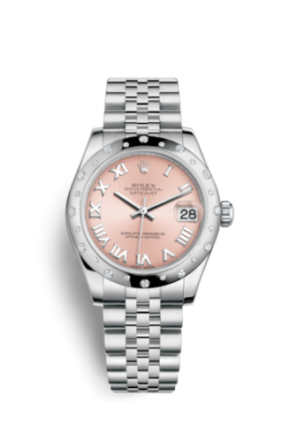 Datejust 31 Stainless Steel Domed Diamond / Jubilee / Pink – Roman