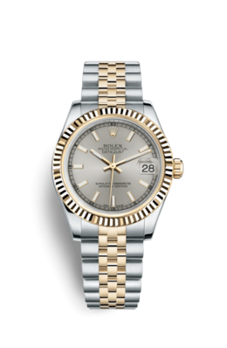 Datejust 31 Rolesor Yellow Fluted / Jubilee / Silver