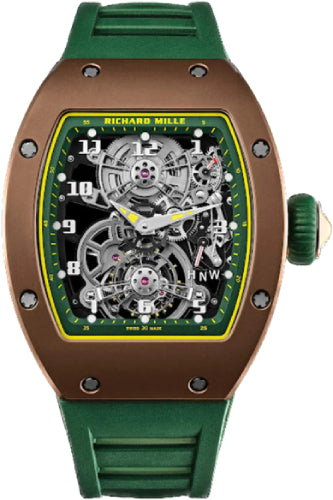 Chronograph Tourbillon Brown Cermet 48mm Openworked Dial