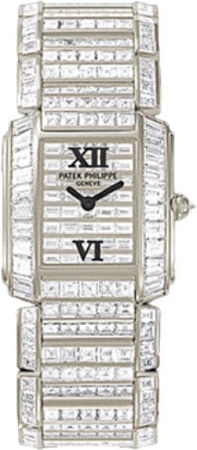 Twenty~4 Ladies White Gold Diamond Set Dial