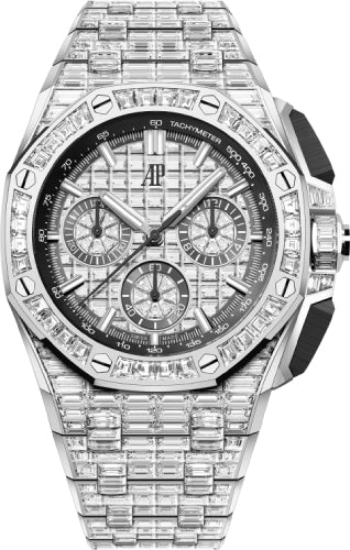 Royal Oak Offshore Chronograph White Gold 43mm Diamond Paved