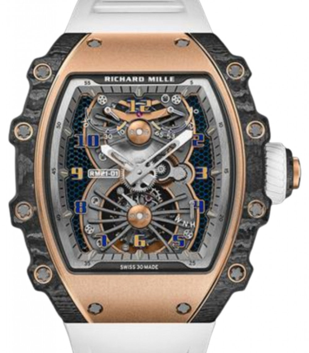 Manual Winding Tourbillon Aerodyne Red Gold/Carbon TPT RM 21-01