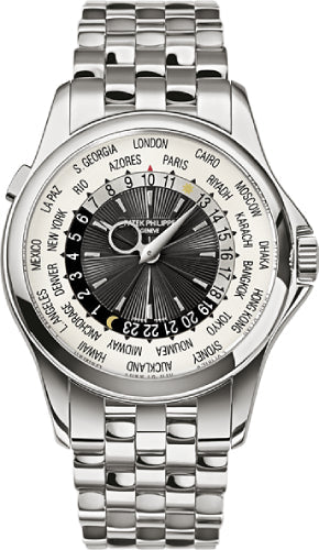 Complications World Time White Gold Silver Dial